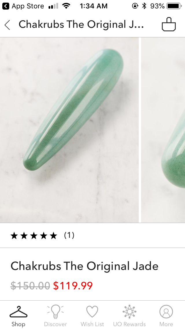 hyrude:  s/o to this senior lesbian who bought a $100+ oblong piece of rock from