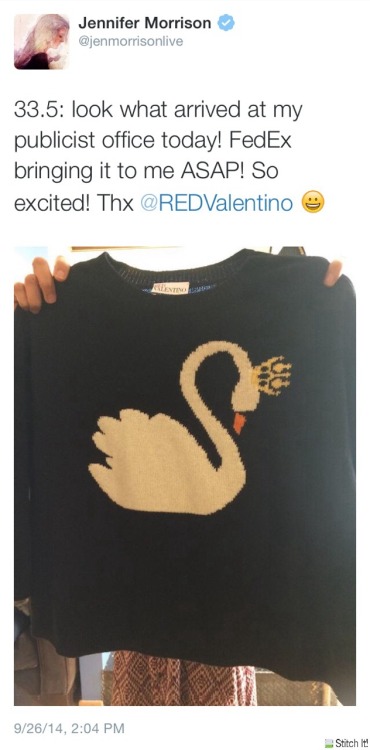 barbie-shoes:  THEY BOTH HAVE THEIR SWEATERS I CANNOT BREATHE *holds breath for Morrilla sweater facie*