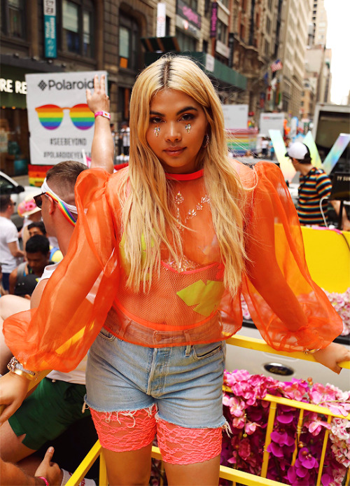 music-daily:Hayley Kiyoko photographed by Trevor Flores at NYC Pride (2019)