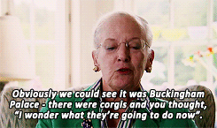  Queen Margrethe II of Denmark on her colleague Queen Elizabeth II of the United