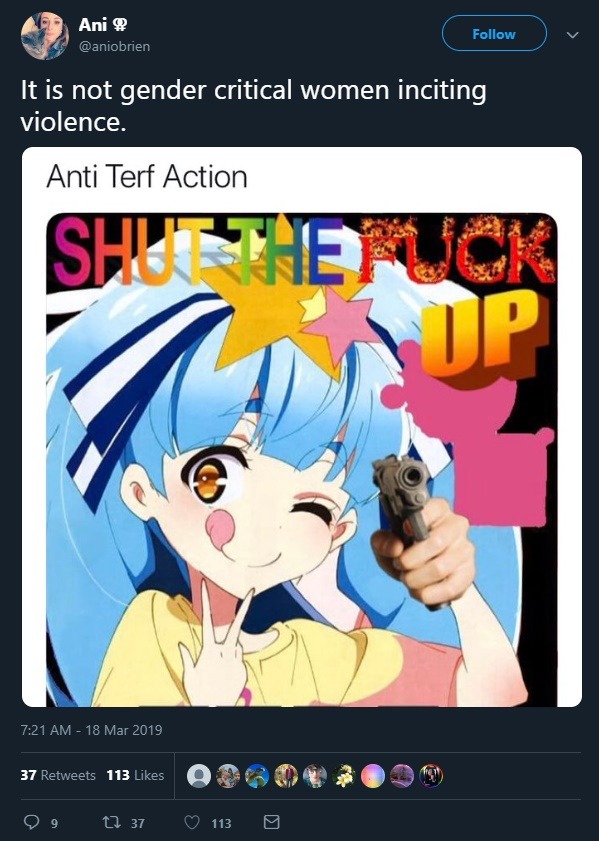 carnival-phantasm: carnival-phantasm:  Breaking News: Influential TERFs still foaming