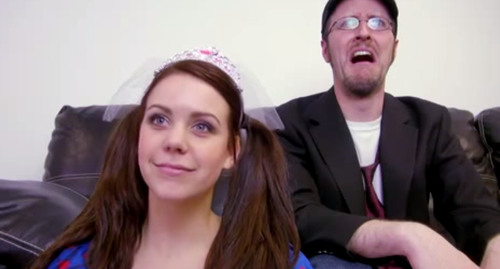 dragonstars:  making your friend watch a horrible movie that you have already seen  