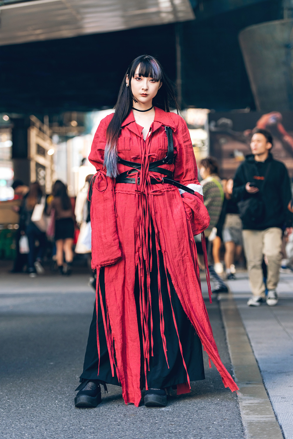 tokyo-fashion:  Tokyo Fashion Week Day 3 Street Snaps shot for Vogue USA. We are