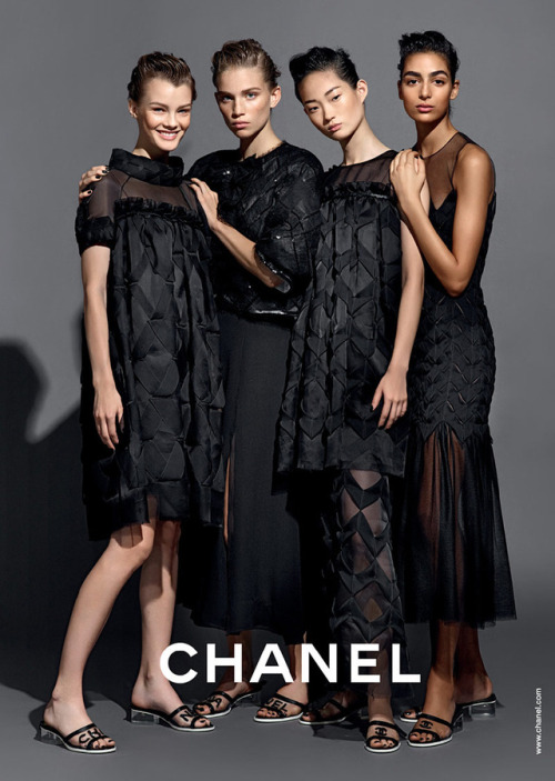 fashionalistick: CHANEL Spring/Summer 2019 campaign Rebecca Leigh Longendyke, Nora Attal, Hyun Ji Sh