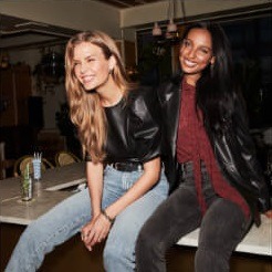 Josephine Skriver & Jasmine Tookes for Dynamite F/W 2020 Campaign. Photographed by Bjorn Iooss.