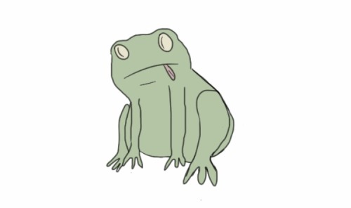 grendelsmilf:also gonna bring back this good frog, that i drew bc chell asked for a design for the l