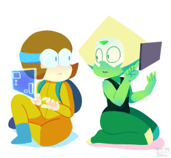 linkerbell:Two precious screen nerds &lt;3