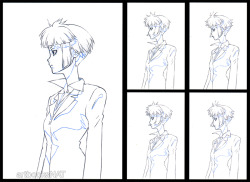 artbooksnat:  Psycho-Pass (サイコパス)Key frames from the opening animation of the first season, from the art book PSYCHO-PASS Original Collection 01 (Amazon JP). Akane was illustrated by animation director Kouichi Arai (新井浩一) and Kougami