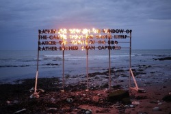 boyirl:  &ldquo;rather the dew on the window of the castle than the castle itself rather the flight of the birds rather burned than captured&rdquo;Robert Montgomery, 2013