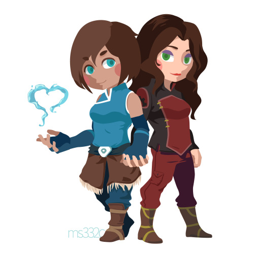 ms332c:the legend of korra(drawing with adobe illustrator)