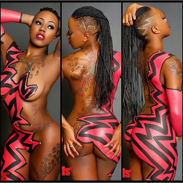 blackgirlsinked:  Love the art 💋💋💋😩😍 @therealhoneybrown #wcw