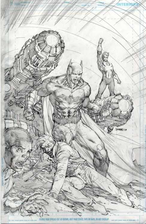 Cover by Jim Lee for the second issue of ‘Dark Days’ (Dark Days: The Casting), a two-part story that