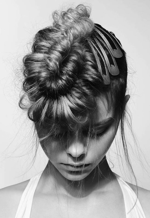 stormtrooperfashion: Selina in “First Braids” for Tush Magazine by Frauke