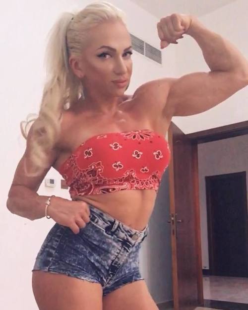 girlswithbiceps:Girl Biceps Rock