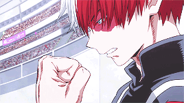 sougu:     ↳    Midoriya Izuku vs Todoroki Shouto in episode 18   “It’s not