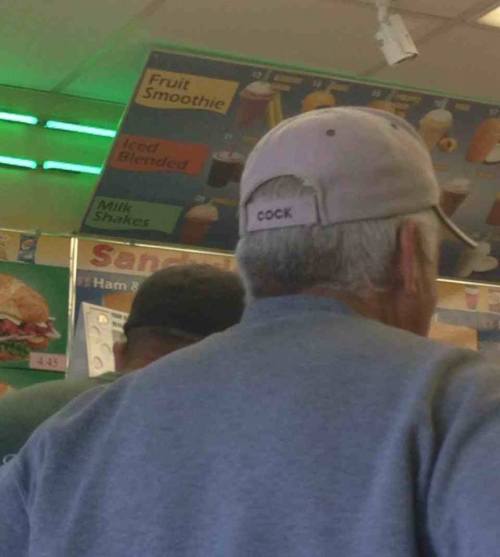 zackisontumblr: when you lend grandpa a hat