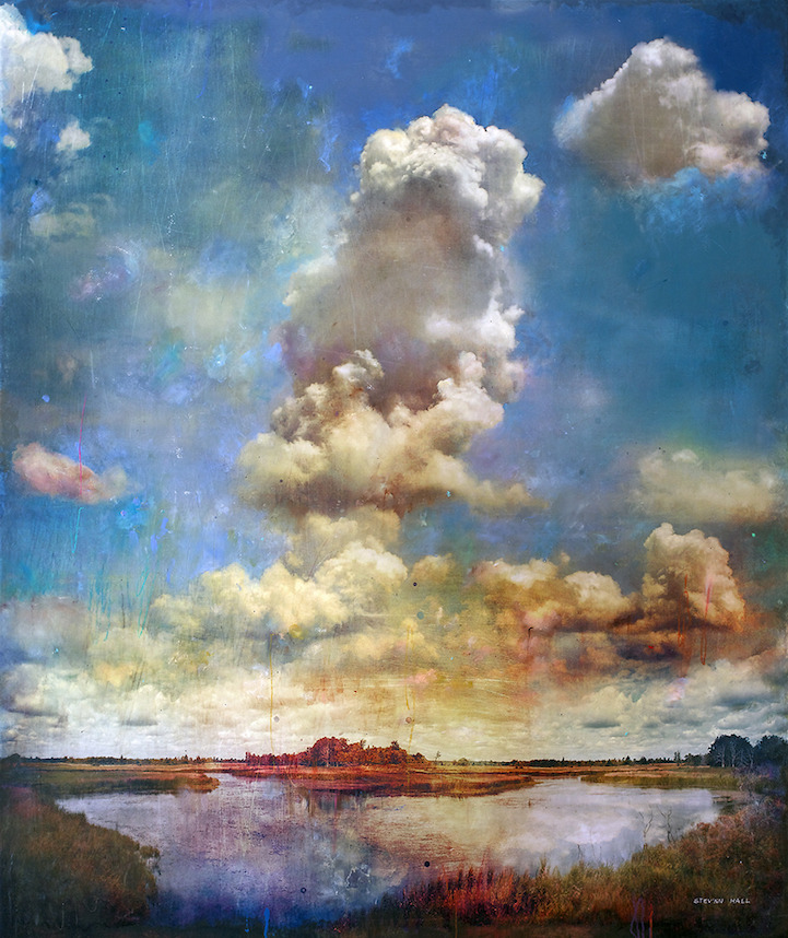 archatlas:   Stev'nn Hall A small sampling of the impressionistic mixed media landscapes
