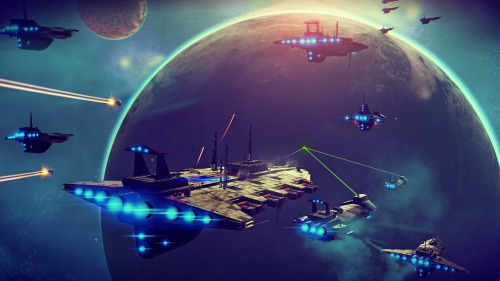 gamefreaksnz:   					No Man’s Sky E3 gameplay demo, new screens					During the Sony press conference at E3 2015, Hello Games gave viewers a brief taste of some No Man’s Sky gameplay.Check out the demo here. 