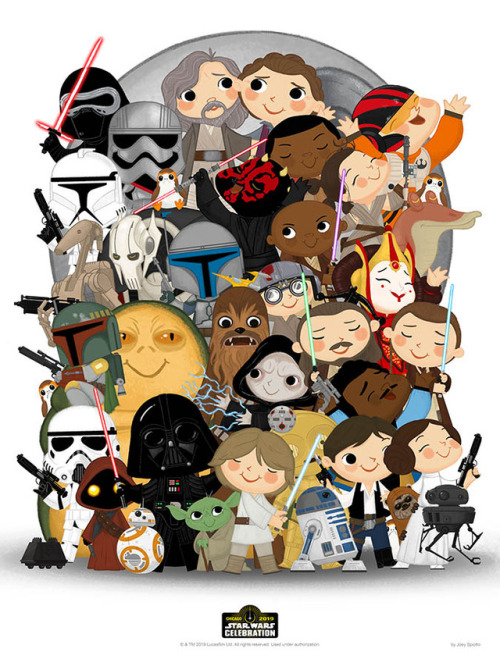 The Force Unites Us by Joey SpiottoOne last piece for Star Wars Celebration. Here’s a link to see mo