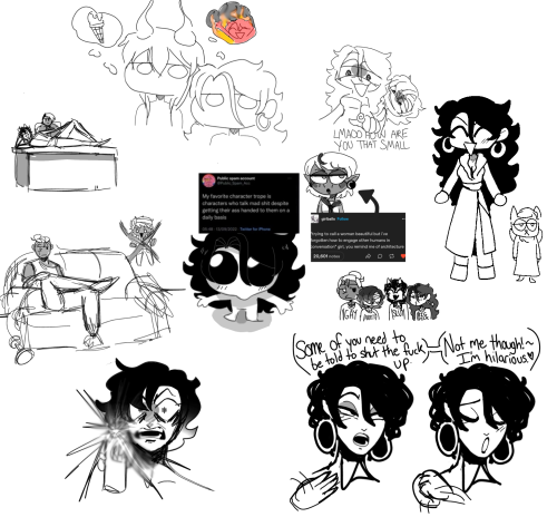 Have Had A Bit Of Artblock Lately, Here Be Tcoav Doodles Ft. Goth I Havent Introduced Properly Yet