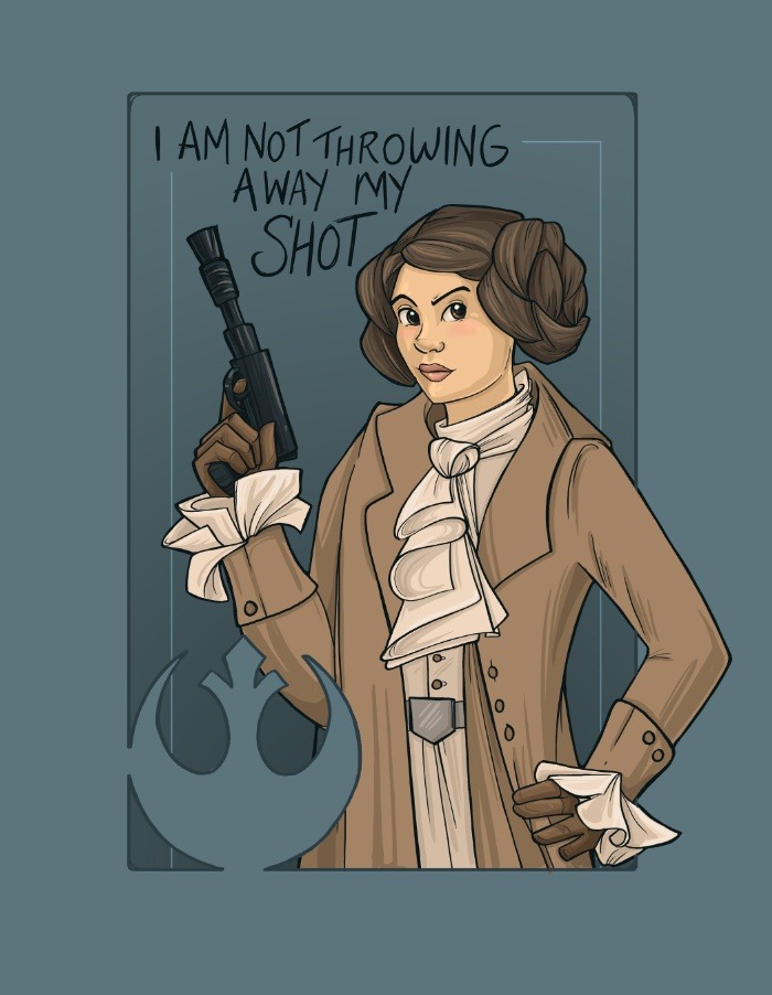 coolpops:  Princess Leia by Karen Hallion Illustrations - links for prints and