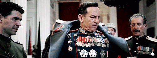 scratchybeardsweetmouth:The Death of Stalin↳Jason Isaacs as Field Marshal Zhukov