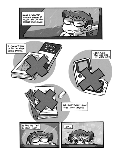 “Dirty Diamonds #7: Imagination”This was my comic in DD#7 about my fav roadtrip buddy! 