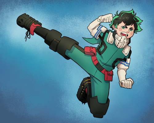 Deku Kicking