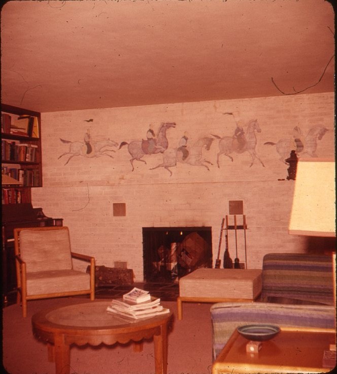 twoseparatecoursesmeet:  Interior circa 1960 Bruce Thomas