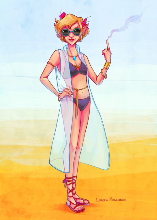 I Drew A Beach Time Lup!