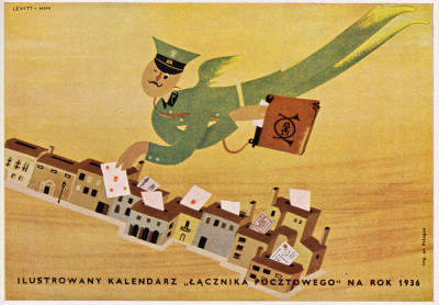 c86:
“ Ilustrowany Kalendarz „Łącznika Pocztowego” na rok 1936
Artwork by Lewitt - Him (Jan Lewitt and George Him)
”