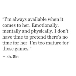 rhsin:  Even if I’m busy, I’ll make time for her. She deserves that much… #rhsin