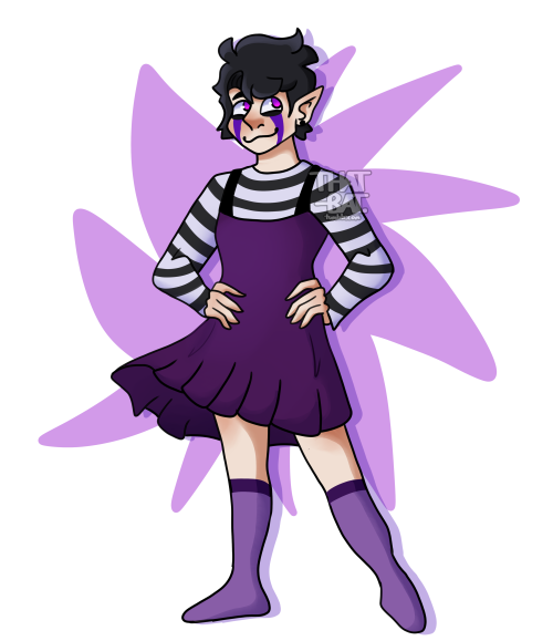 For The Art Request Thing - Maybe Natemare In A Dress? Like A Dark Purple One? If Not That's Cool! Hopefully