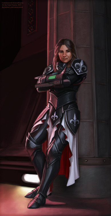 Character commission for Erinyes Megaira on deviantart.Here’s who she is:Izabela Farah was bor