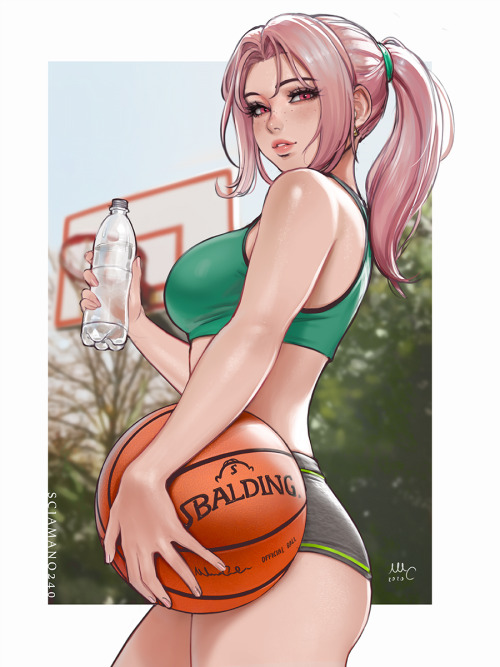 sciamano240:  My OC Chloe, for LillyPadArts weeklies. The topic was “Anything related to sport”.Done on stream yesterday.  