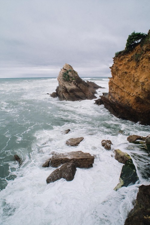 Stormy days on the Basque Coast. 