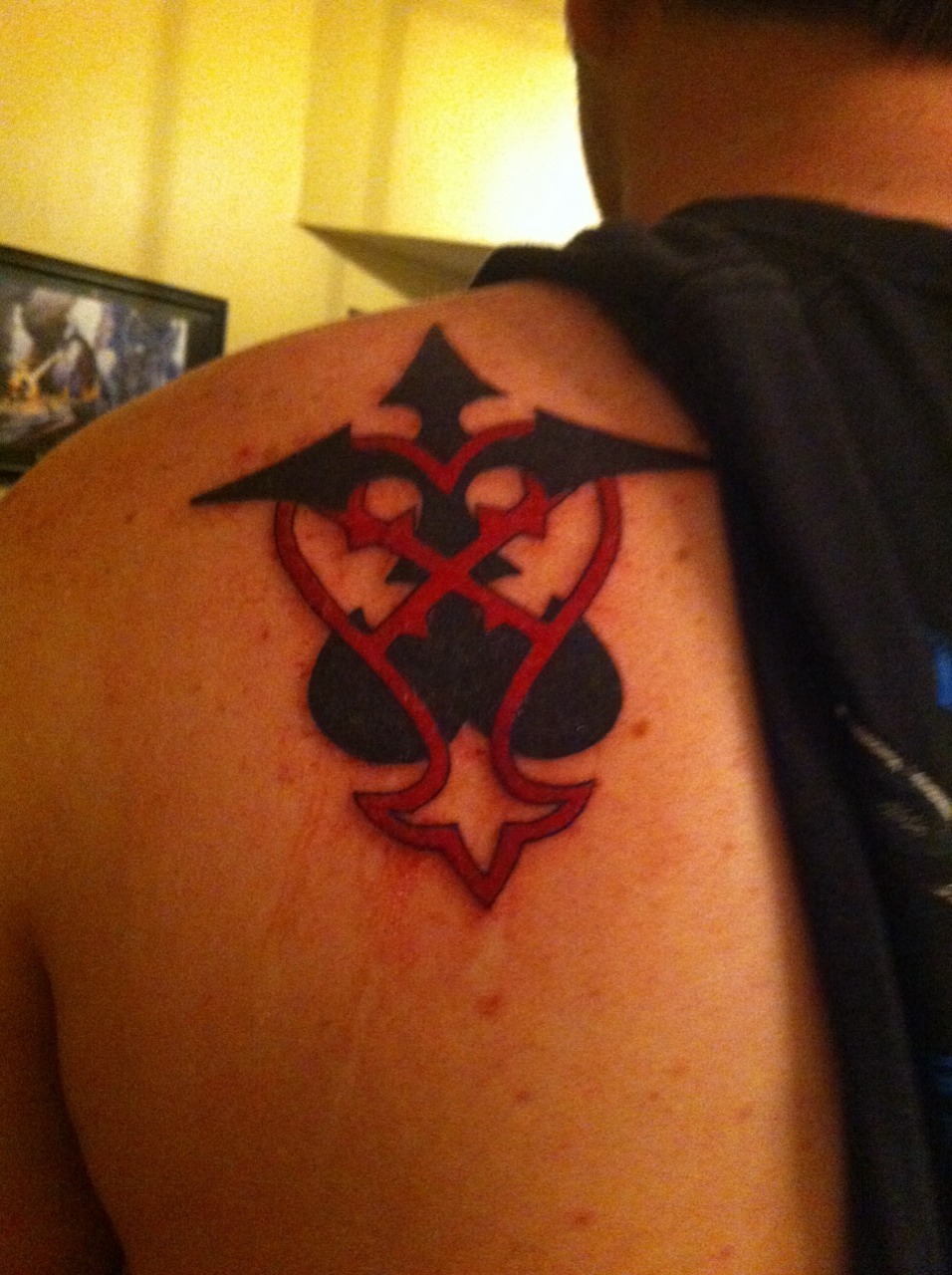 mindtricks92:  Got my heartless and nobody tattoo last night!