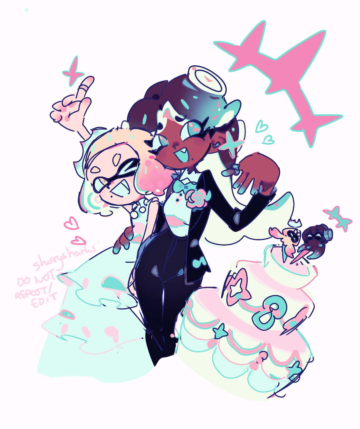 XXX starrysharks:art for day 5 of pearlina week! photo