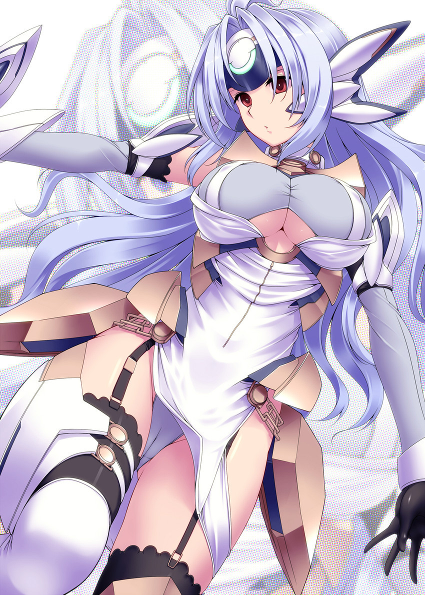 (via kos-mos and kos-mos ver. 4 (xenosaga and xenosaga episode iii) drawn by tro)