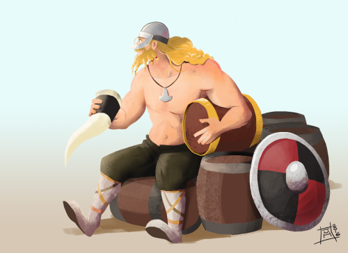 A quick Viking Ilustration I did for my brother.