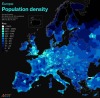 Population density in Europe per km2, 2020.
by nerdy.maps