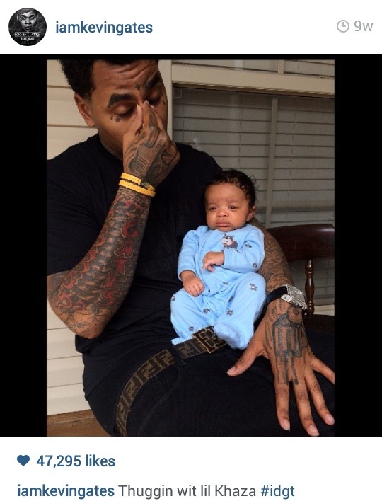 hersheywrites:  trappunzelll:  Kevin Gates has the cutest kids. 😍😍  Always
