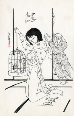 conscientiouspragmatist:  Toshio Saeki (佐伯俊男).