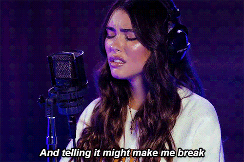 madisonmakesgifs:Madison Beer performing “Reckless” for Genius.
