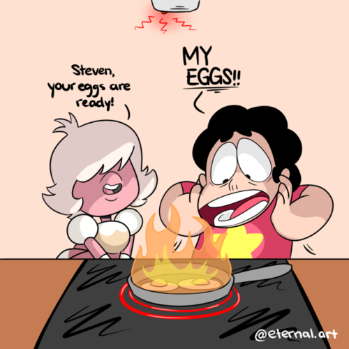 eternalfandom:Lesson Learned: Never leave Padparadscha on egg duty my precious little cinnamon bun <3 <3 <3