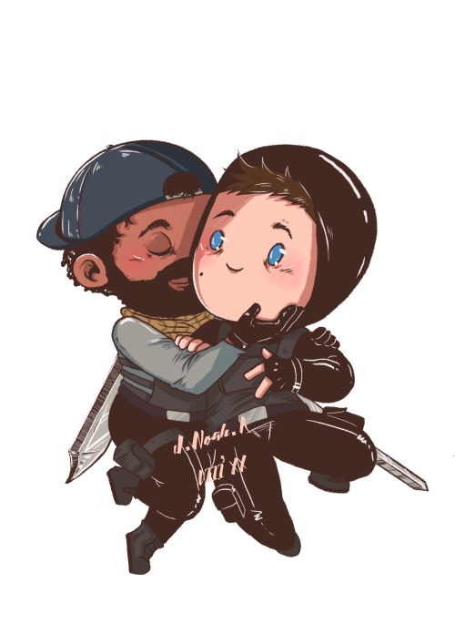 Aaaaand here is 2nd sticker set- The Joe/Nicky exclusive edition :3I figured you guys would want one