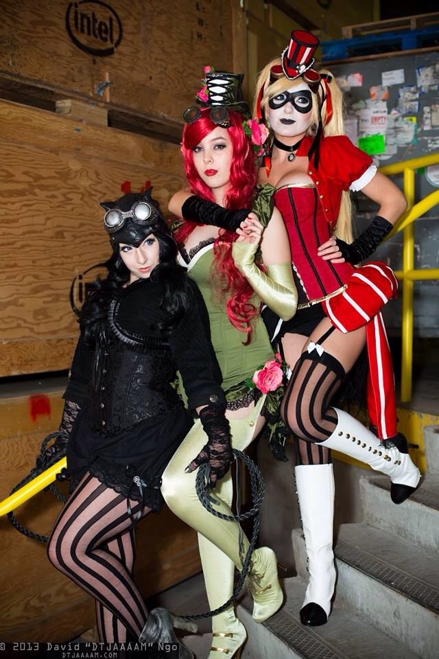 xxgeekpr0nxx:  Jessica Nigri as Steampunk Harley? Yes, please! Monika Lee as Steampunk