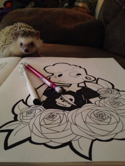 Secrets out: Roquefort actually draws everything that&rsquo;s sold at conventions. I&rsquo;m