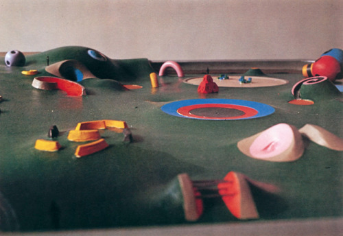 archiveofaffinities:Isamu Noguchi, Model for U.S. Pavilion at Expo ‘70, “Garden of the M