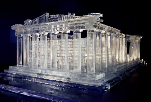 ortut:  Atta Kim (김아타) - ON-AIR Project 153-1, Ice Parthenon, from the series Monologue of Ice, 2008
